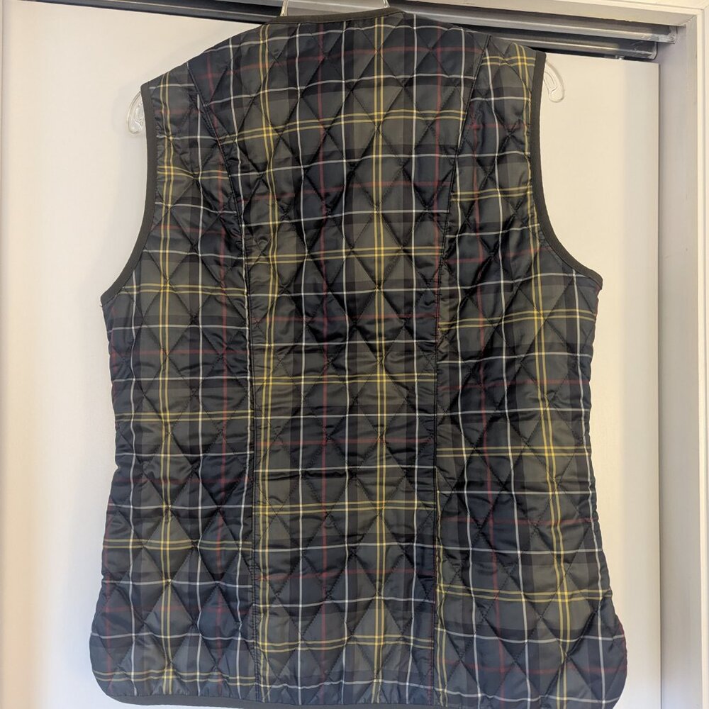 Quilted Green Plaid Vest by Barbour - Picture 3 of 7